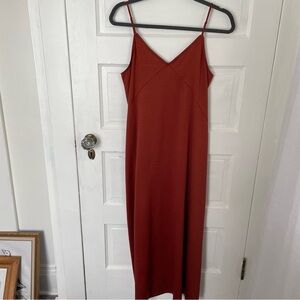 Hinge Burnt Orange Dress
